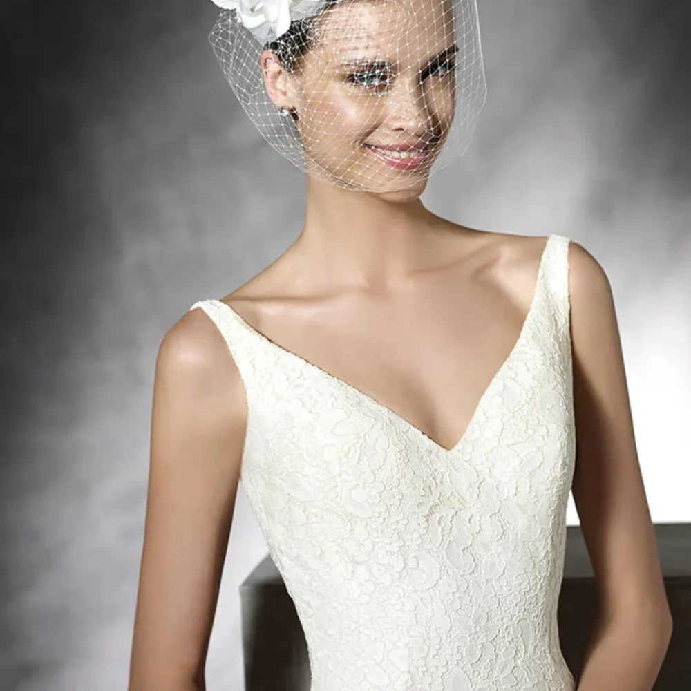 👰PRONOVIAS Maricel 💒 Bridal Wedding Gown Dress Size 16 (like 12 street style) - Picture 4 of 15